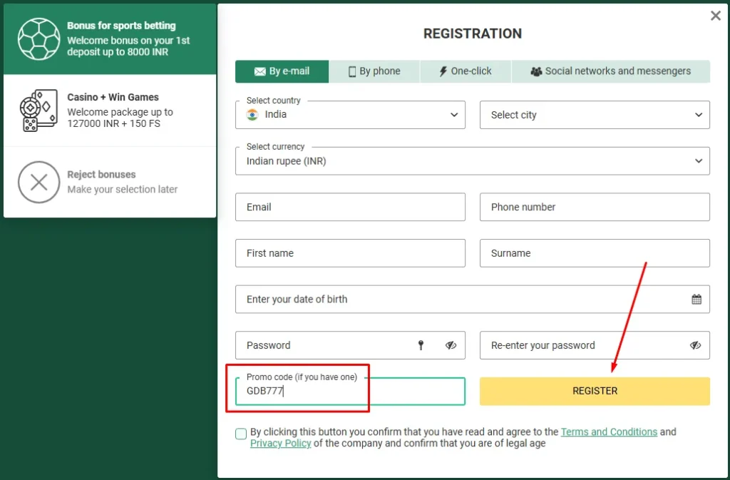 How to Register India